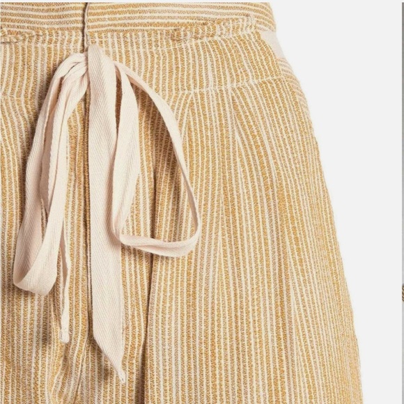 H8 Free‎ People Light at Sunrise Crop Pants Striped Drawstring - Picture 4 of 8